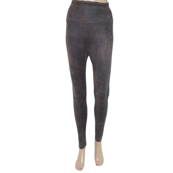 Yummie by Heather Thomson Pants - Yummie Tummie Jade Faux Leather Leggings